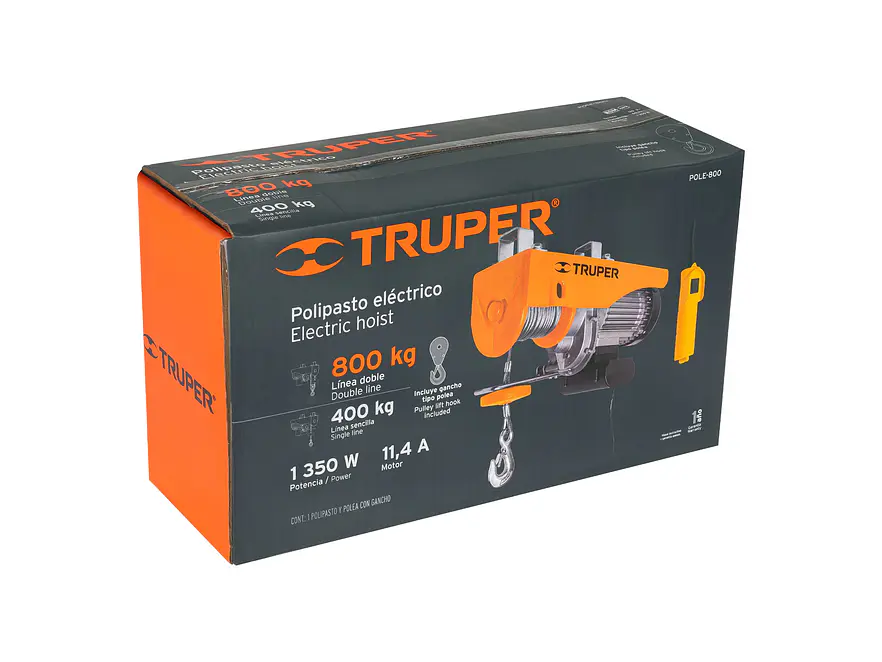 Diferencial eléctrico Truper 16847 800 kg  - Foto 5 | aztools.co