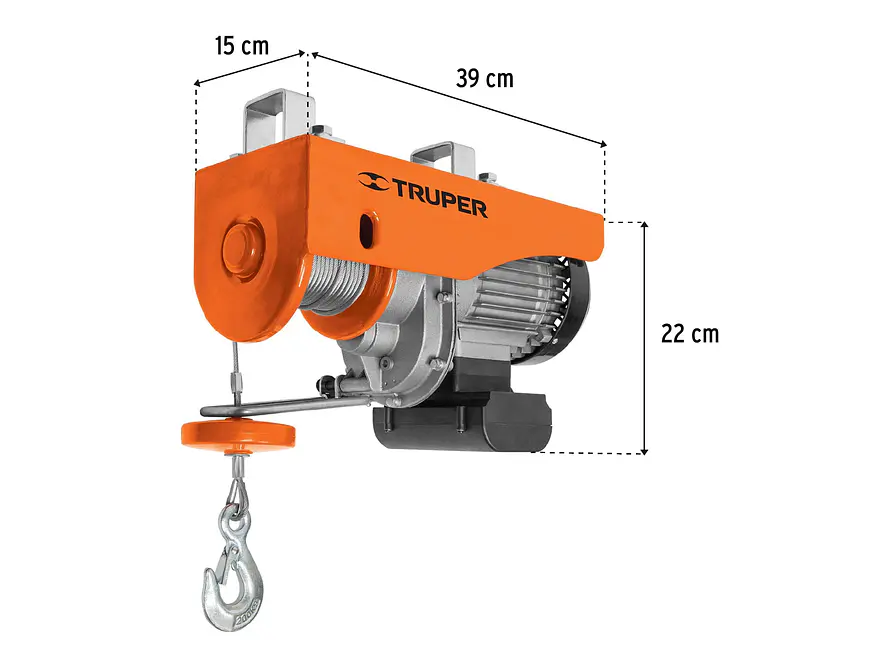 Diferencial eléctrico Truper 16845, 400 kg - Foto 2 | aztools.co