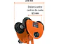 Trole de carga para vigas IPS e IPR, ajustable, 2 Ton
