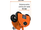 Trole de carga para vigas IPS e IPR, ajustable, 1 Ton