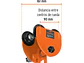 Trole de carga para vigas IPS e IPR, ajustable, 1/2 Ton