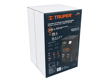 Cargador de baterías 200 A Truper 13029 - Foto 4 | aztools.co