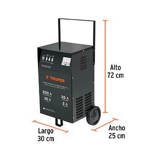 Cargador de baterías 200 A Truper 13029