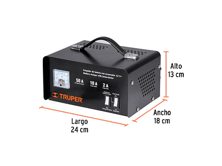 Cargador Baterías Truper 13027 50A 12V - Foto 2 | aztools.co