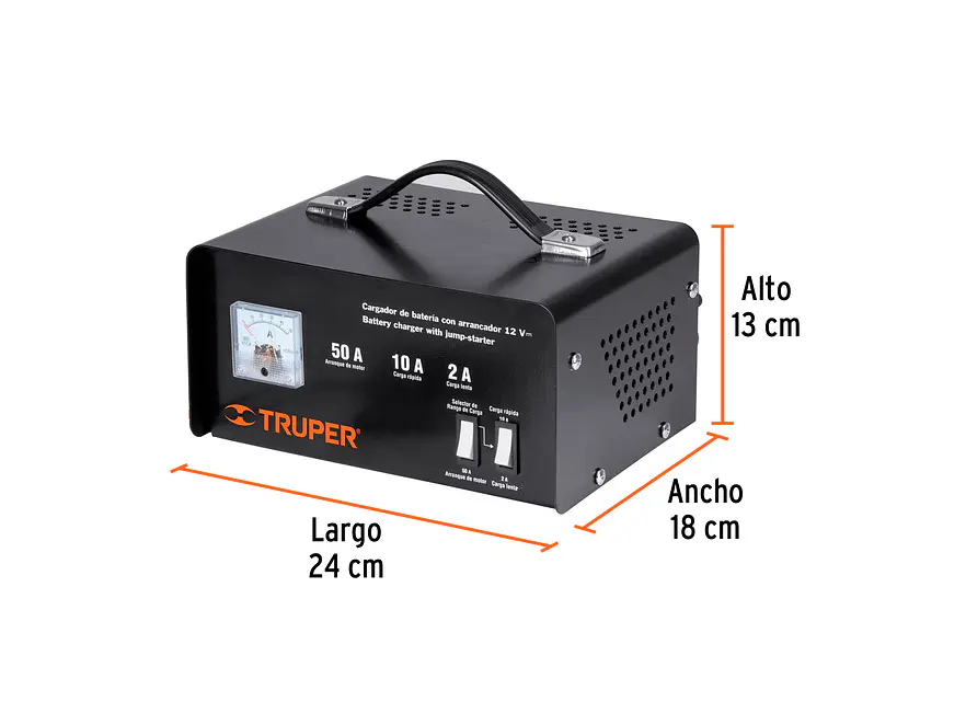 Cargador Baterías Truper 13027 50A 12V - Foto 2 | aztools.co