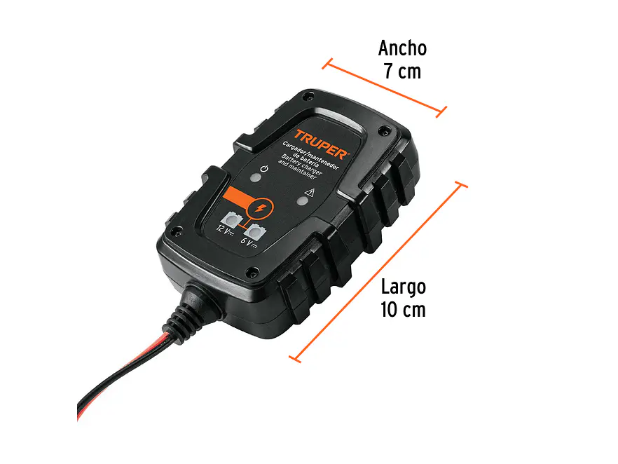 Cargador Baterías Truper 101610 1A 6V/12V  - Foto 2 | aztools.co