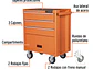 Gabinete metálico móvil, 4 cajones, capacidad 90 kg. Truper 12066 - Miniatura 3 | aztools.co