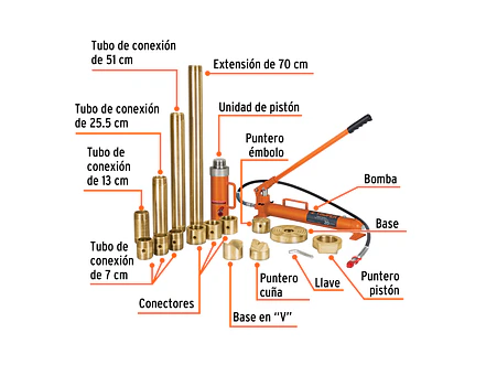 Porto power hidráulico Truper 14961, 20 toneladas  - Foto 2 | aztools.co