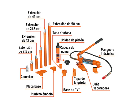 Porto power hidráulico Truper 14963, 4 toneladas