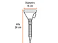 Embudo plástico flexible con filtro 5' TRUPER 11207 - Miniatura 4 | aztools.co