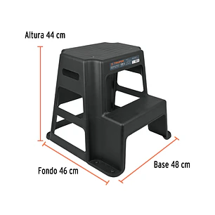Taburete de 2 escalones TRUPER 10499