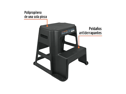Taburete de 2 escalones TRUPER 10499 - Foto 3 | aztools.co