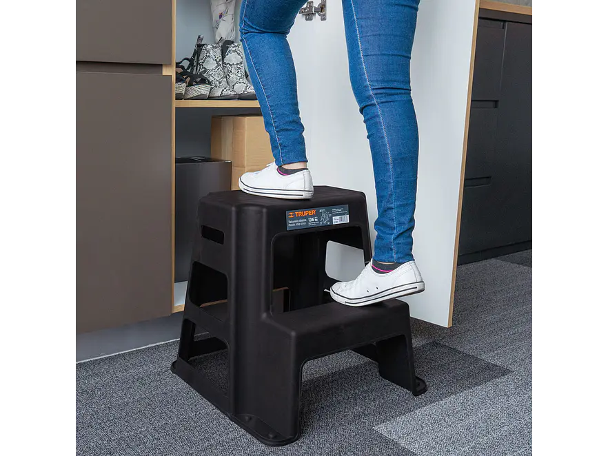Taburete de 2 escalones TRUPER 10499 - Foto 4 | aztools.co