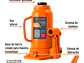 Gato de botella Truper 14820, 16 toneladas  - Miniatura 2 | aztools.co