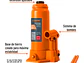 Gato de botella Truper 14816, 8 toneladas  - Miniatura 2 | aztools.co