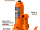 Gato de botella Truper 14814, 6 toneladas  - Miniatura 2 | aztools.co
