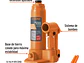 Gato de botella Truper 14810, 2 toneldas - Miniatura 2 | aztools.co