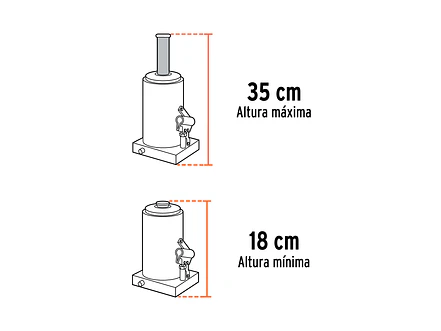 Gato de botella Truper 14810, 2 toneldas - Foto 3 | aztools.co