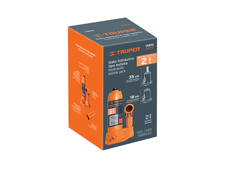 Gato de botella Truper 14810, 2 toneldas - Foto 4 | aztools.co