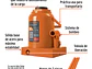 Gato de botella Truper 14821, 50 toneladas - Miniatura 2 | aztools.co