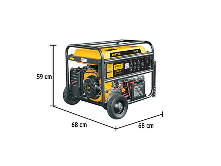 Generador eléctrico con motor a gasolina  Pretul 26036, 8 kW, - Foto 3 | aztools.co