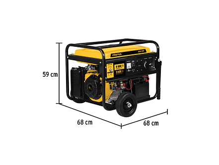 Planta Eléctrica Portátil PRETUL 26035 GEN-66P 6600W Gasolina (13 HP) - Foto 2 | aztools.co