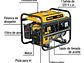 Planta Eléctrica a Gasolina Pretul GEN-10P 26033 2.9 HP 1000W 110V Monofásica - Miniatura 2 | aztools.co