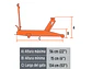 Gato hidráulico profesional de patín Truper 14957, 5 ton, elevación rápida - Miniatura 3 | aztools.co