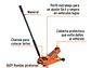 Gato hidráulico profesional de patín Truper 14806, 3 ton, elevación rápida - Miniatura 2 | aztools.co