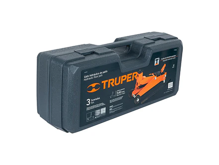 Gato Hidráulico Tipo Zorra Truper 14947 3 Toneladas + Maletín  - Foto 6 | aztools.co
