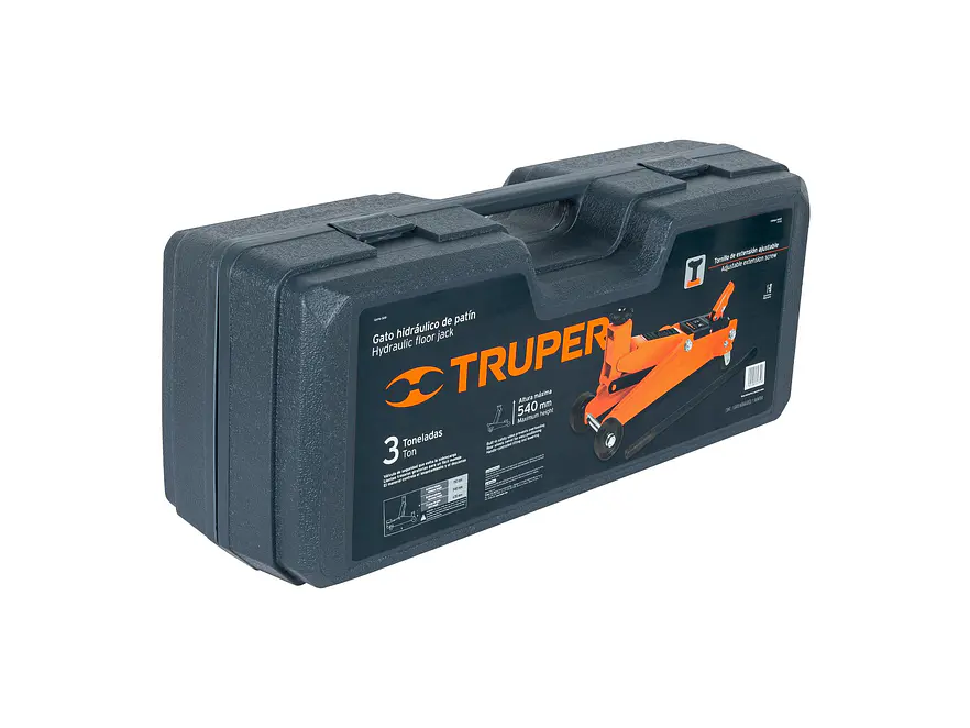 Gato Hidráulico Tipo Zorra Truper 14947 3 Toneladas + Maletín  - Foto 6 | aztools.co