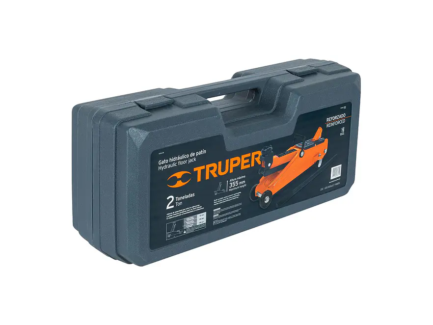 Gato zorra Truper 14826, 2 toneladas con maletín  - Foto 5 | aztools.co