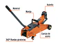 Gato zorra Truper 14826, 2 toneladas con maletín  - Miniatura 2 | aztools.co
