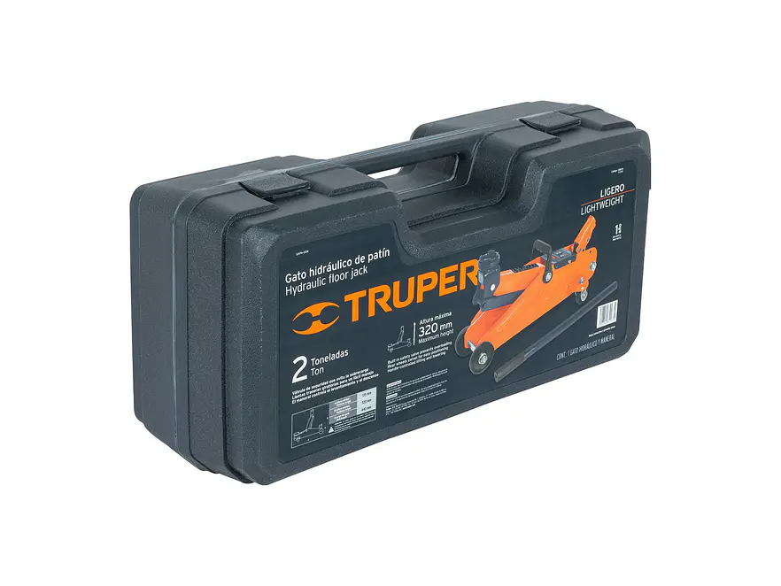 Gato hidráulico tipo zorra Truper 14804, 2 toneldas con maletín  - Foto 5 | aztools.co
