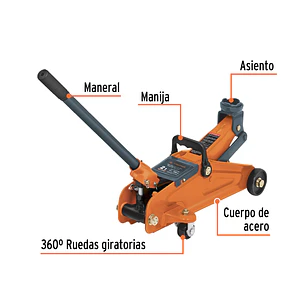 Gato hidráulico tipo zorra Truper 14944, 2 toneldas