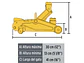 Gato hidráulico tipo zorra Pretul 22070, 1.5 toneldas - Miniatura 3 | aztools.co