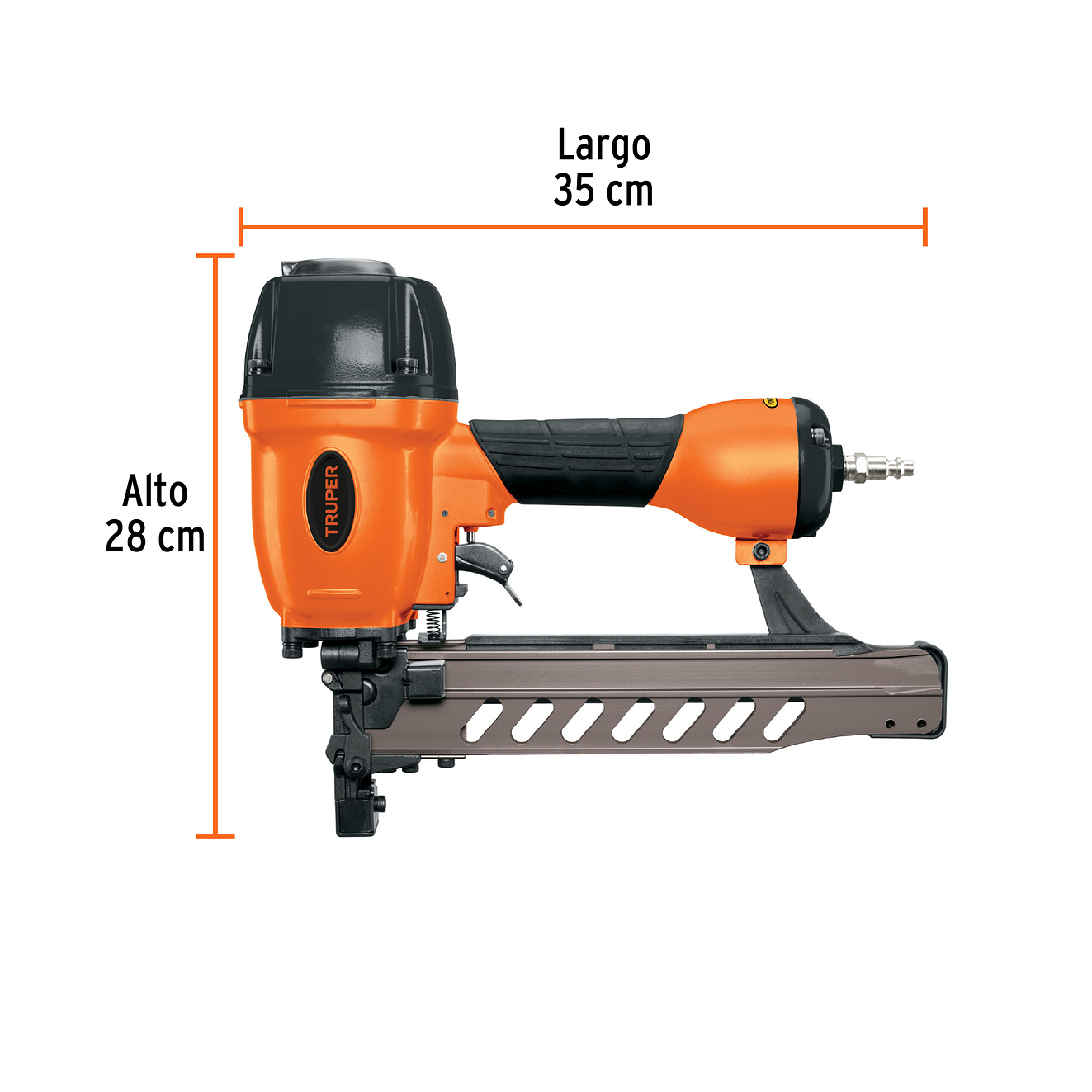 Grapadora neumática Truper 13178, calibre 16, 1.65 mm  3