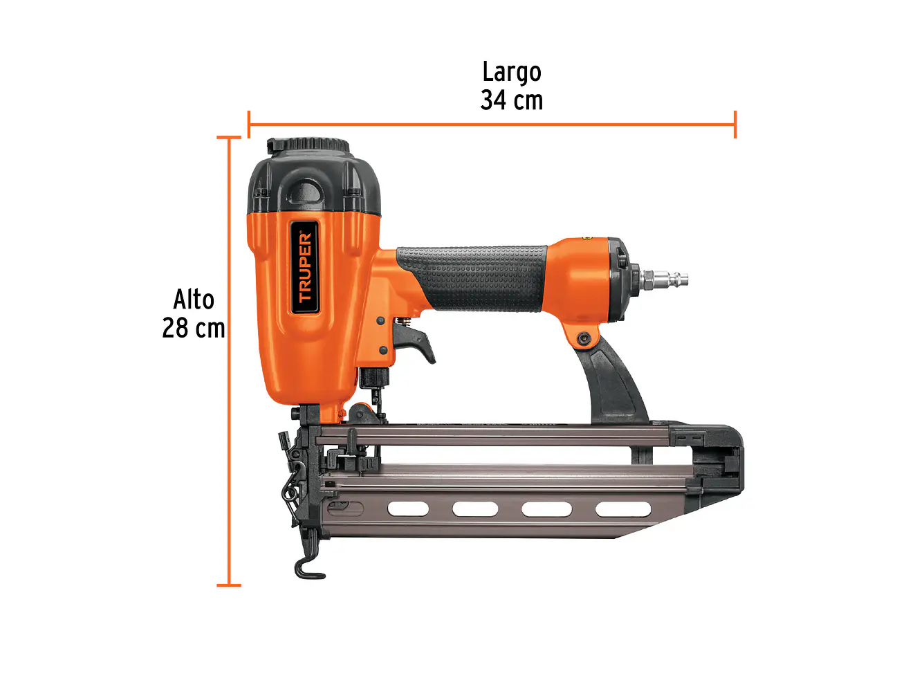 Clavadora neumática Truper 13181, uso industrial, calibre 16  - Foto 3 | aztools.co
