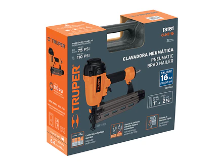 Clavadora neumática Truper 13181, uso industrial, calibre 16  - Foto 4 | aztools.co
