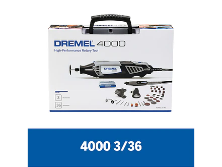 Mototool Dremel 4000 con 3 Acoples y 36 Accesorios + Maleta - Foto 2 | aztools.co