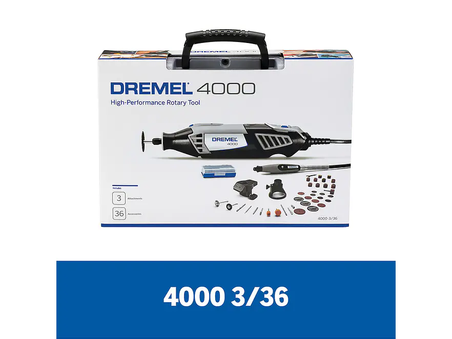 Mototool Dremel 4000 con 3 Acoples y 36 Accesorios + Maleta - Foto 2 | aztools.co