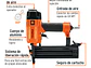 Clavadora neumática Truper 13180, profesional, calibre 18  - Miniatura 2 | aztools.co