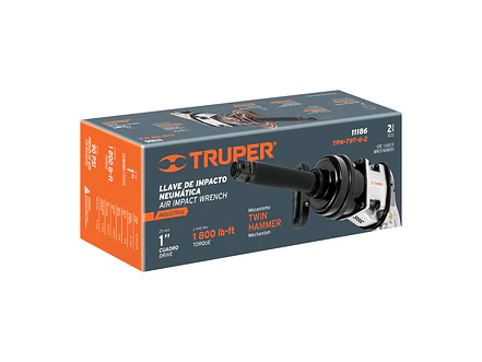 Pistola de impacto Truper 11186, industrial, 1