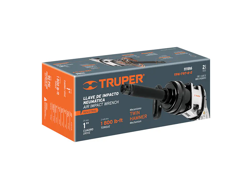 Pistola de impacto Truper 11186, industrial, 1