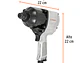 Pistola impacto Truper 16889, industrial,3/4