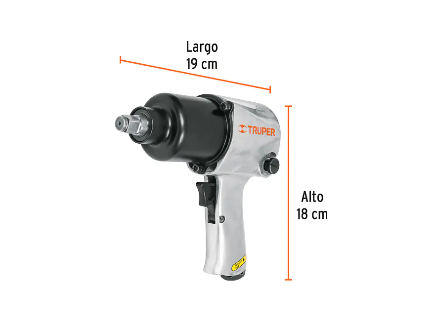 Pistola de impacto Truper 11187, industrial, 1/2