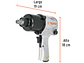Pistola de impacto Truper 11187, industrial, 1/2