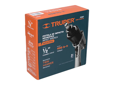 Pistola de impacto Truper 11187, industrial, 1/2