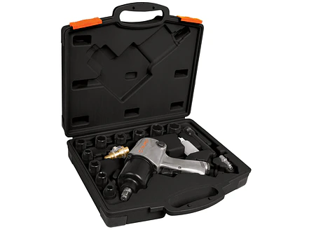 kit Pistola de impacto Truper 18281, industrial, 1/2