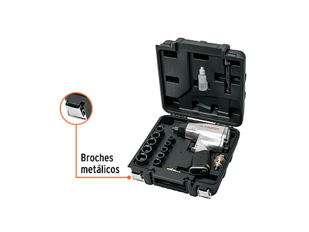 Kit Pistola de impacto Truper 19372 1/2